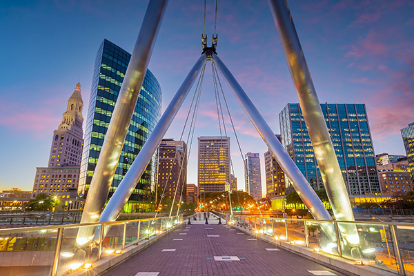 Downtown Hartford Skyline
