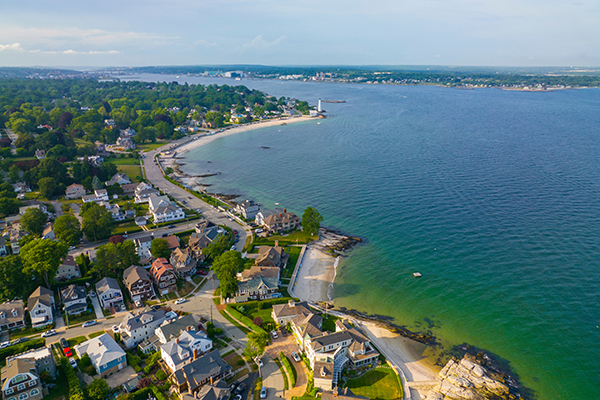 Connecticut shoreline.